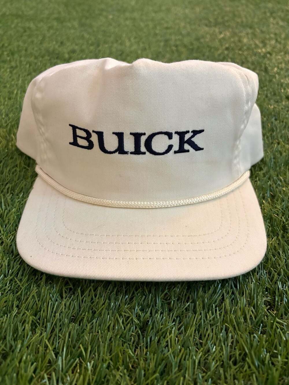 Vintage Pembroke Buick Embroidered Rope Cap Hat Made In USA